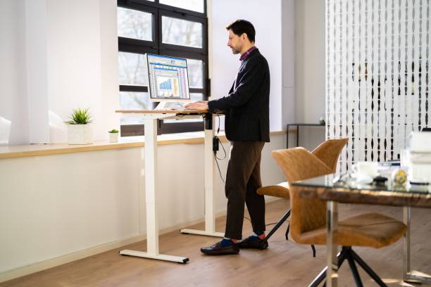 entreprise bureau réglable en hauteur modulable