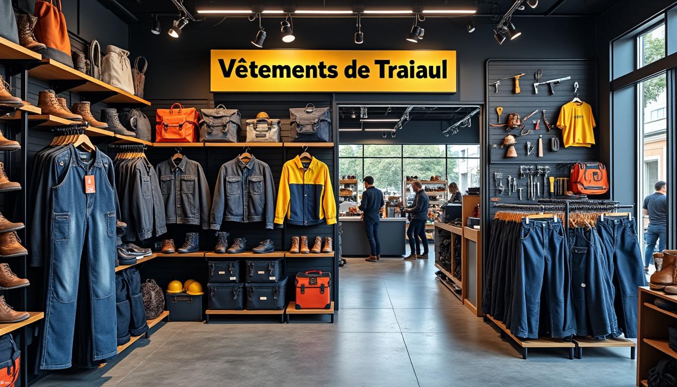 découvrez notre magasin de vêtements de travail à la roche-sur-yon, où vous trouverez un équipement de qualité adapté à tous vos besoins professionnels. choisissez parmi une large sélection de vêtements robustes et confortables pour assurer votre sécurité et votre performance au travail.