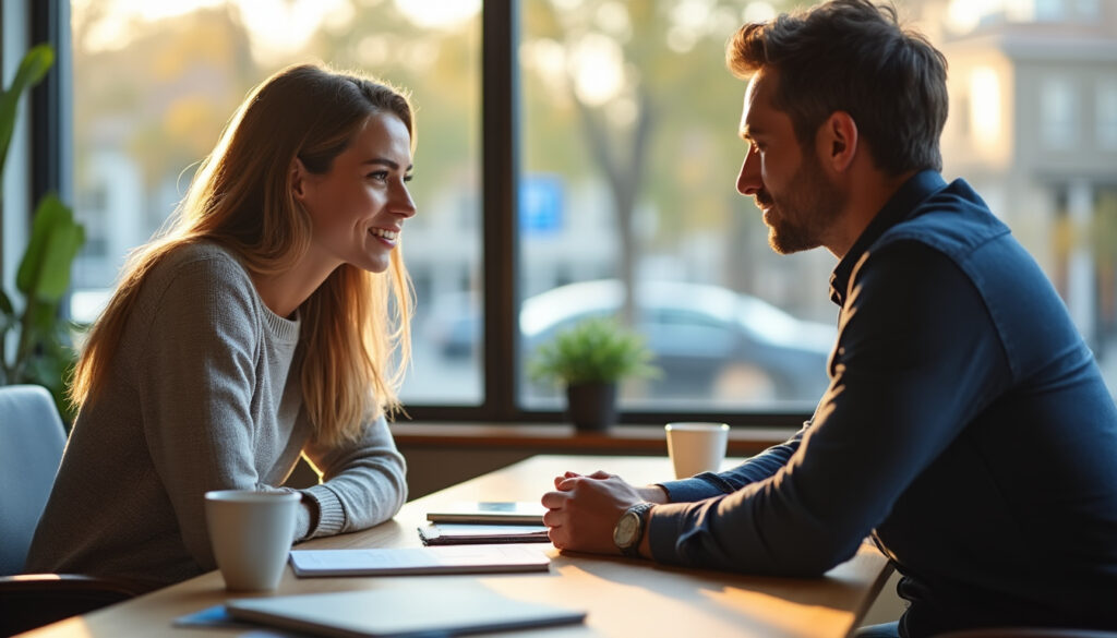 découvrez un exemple concret de dialogue avec un client mécontent, mettant en lumière l’importance de l’empathie pour résoudre les situations conflictuelles et améliorer la satisfaction client.