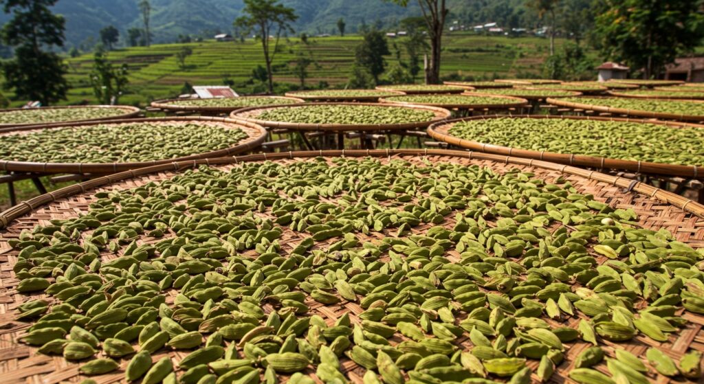 exportation de la cardamome