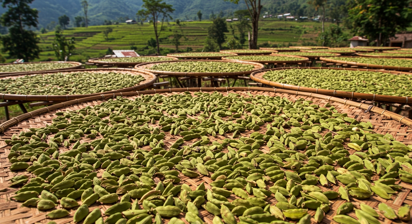 exportation de la cardamome