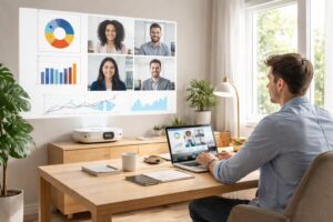 découvrez pourquoi le vidéoprojecteur led benq est parfait pour le télétravail : qualité d’image exceptionnelle, installation facile et confort visuel optimal pour vos réunions à distance.