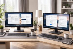 découvrez comment le choix entre un écran 16:10 et 16:9 peut influencer votre productivité au travail et améliorer votre expérience visuelle.