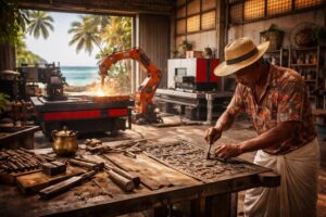 découvrez mdoi, la métallerie de l'océan indien, où tradition artisanale et technologie de pointe s'unissent pour créer des ouvrages métalliques d'exception.