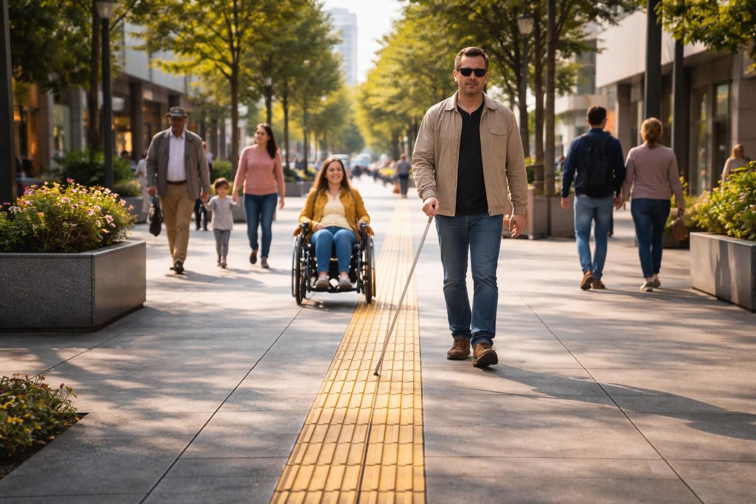 découvrez l'importance de la bande de guidage pmr, une norme essentielle pour garantir l'accessibilité et l'inclusion des personnes à mobilité réduite.